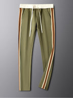 Men’s Casual Straight-Leg Pants – Corduroy & Linen, Wrinkle Resistant