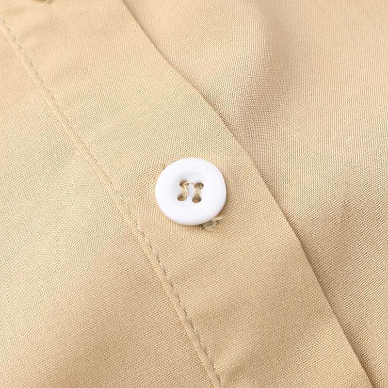 Retro Button-Front Jumpsuit - Vintage Loose Fit