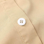 Retro Button-Front Jumpsuit - Vintage Loose Fit