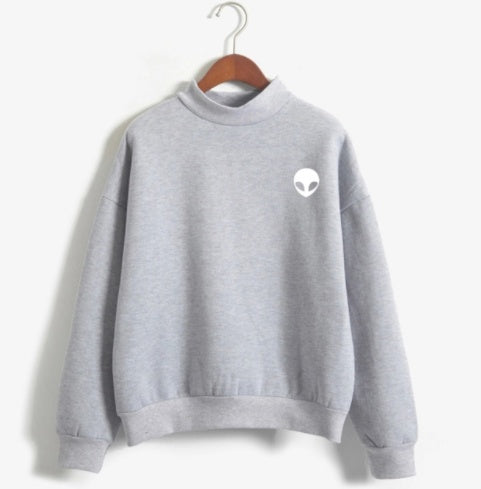 Alien Graphic Sweatshirt - Casual Pullover Hoodie 2