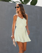 Women's Suspender V-Neck Romper - A-Line Swing Style