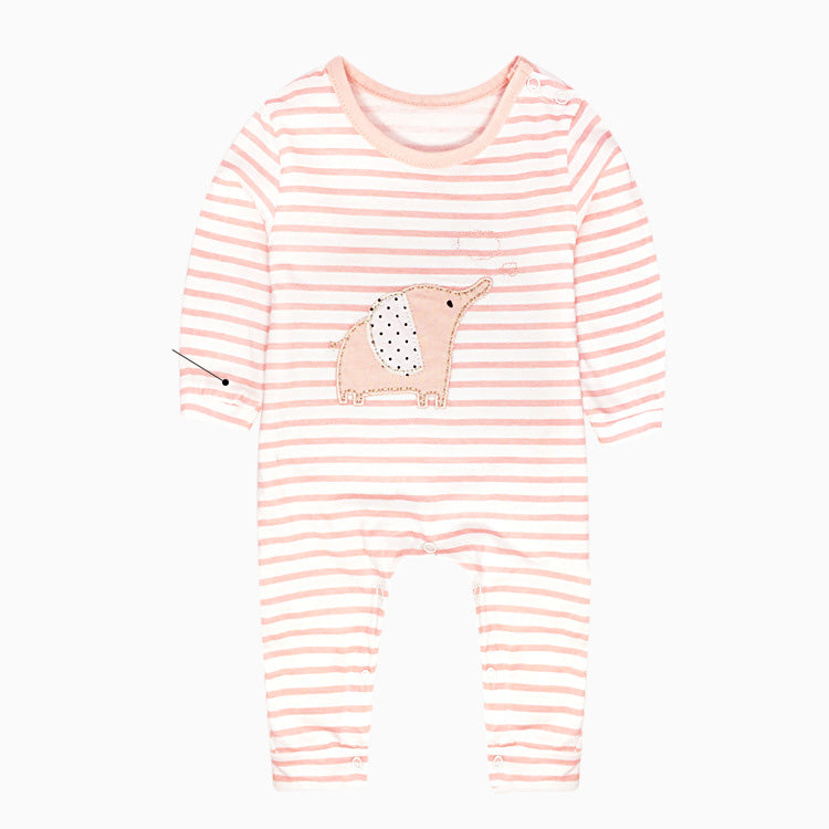 Newborn Baby Long Sleeve Romper - Spring & Autumn Outing Clothes Red