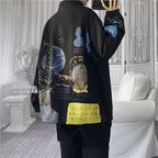 Graffiti Clothes Men's Korean Style Trendy Handsome Street Jacket