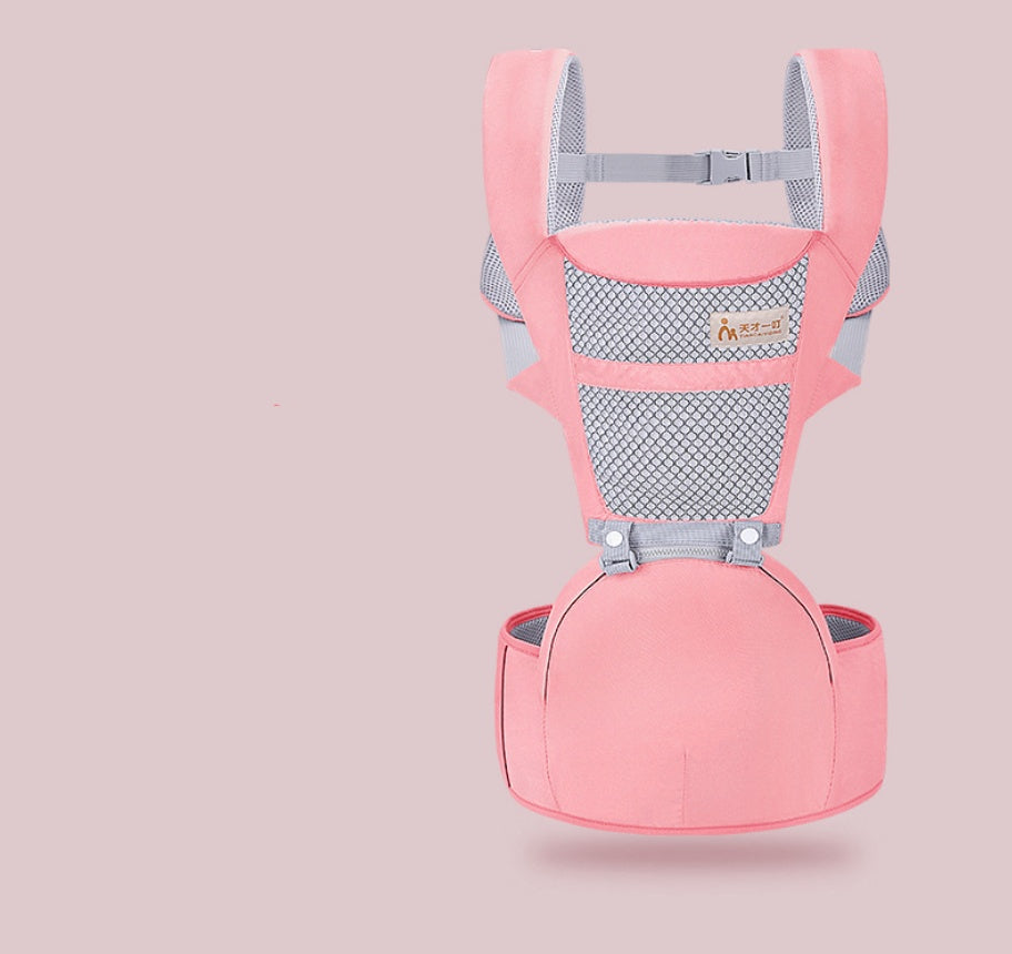 Multifunctional Baby Carrier Waist Stool - Hip Seat Carrier Pink