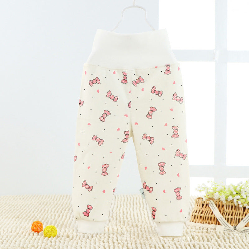 Newborn baby cotton pants Beige