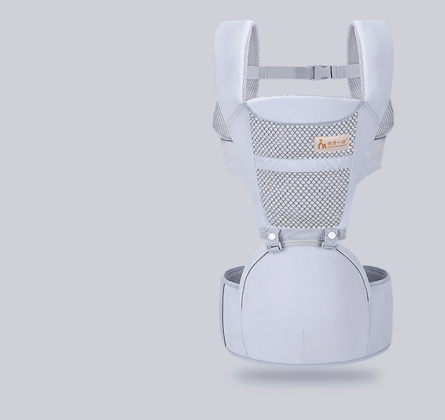 Multifunctional Baby Carrier Waist Stool - Hip Seat Carrier Gray