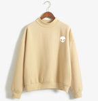 Alien Graphic Sweatshirt - Casual Pullover Hoodie