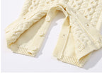 Baby Autumn Winter Knitted Onesie - Cozy Romper