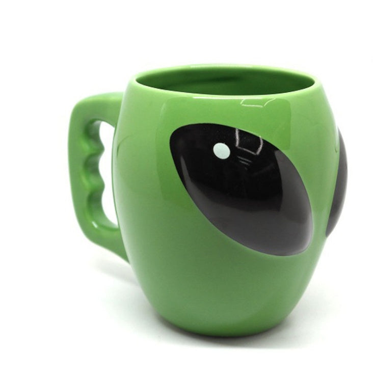 Alien Ceramic Mug - Cartoon Design Coffee Cup 301-400ml