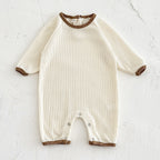 Newborn Rompers Baby Waffle Short Sleeve Rompers
