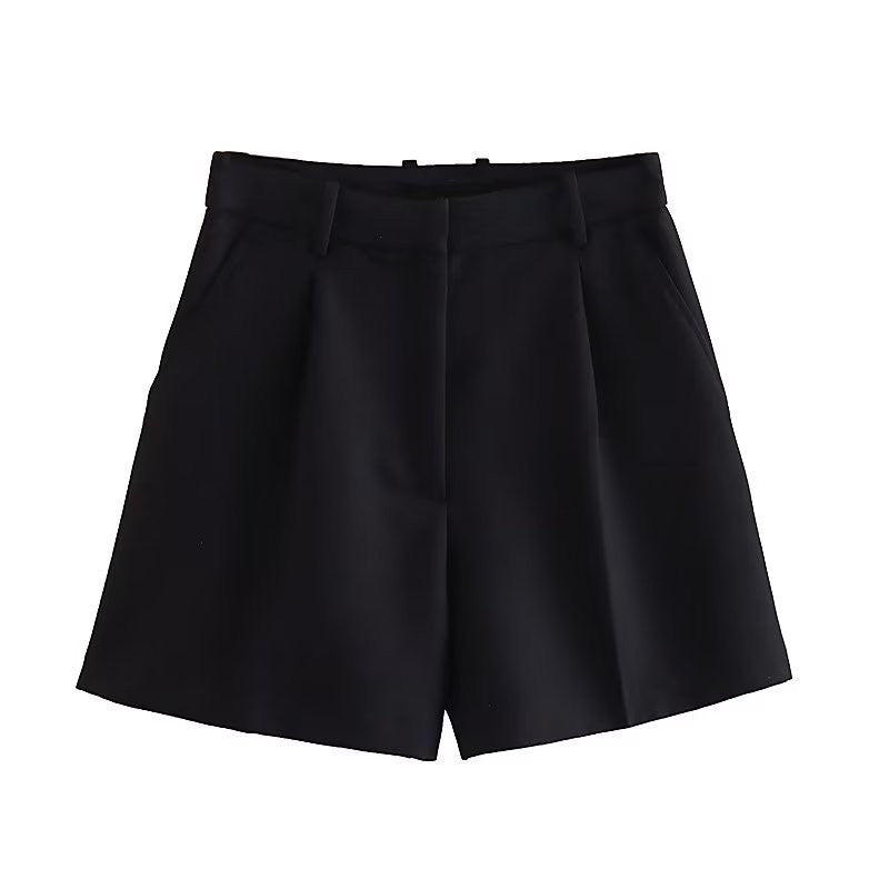 Women's Fashionable All-match High Waist Casual Suit Shorts