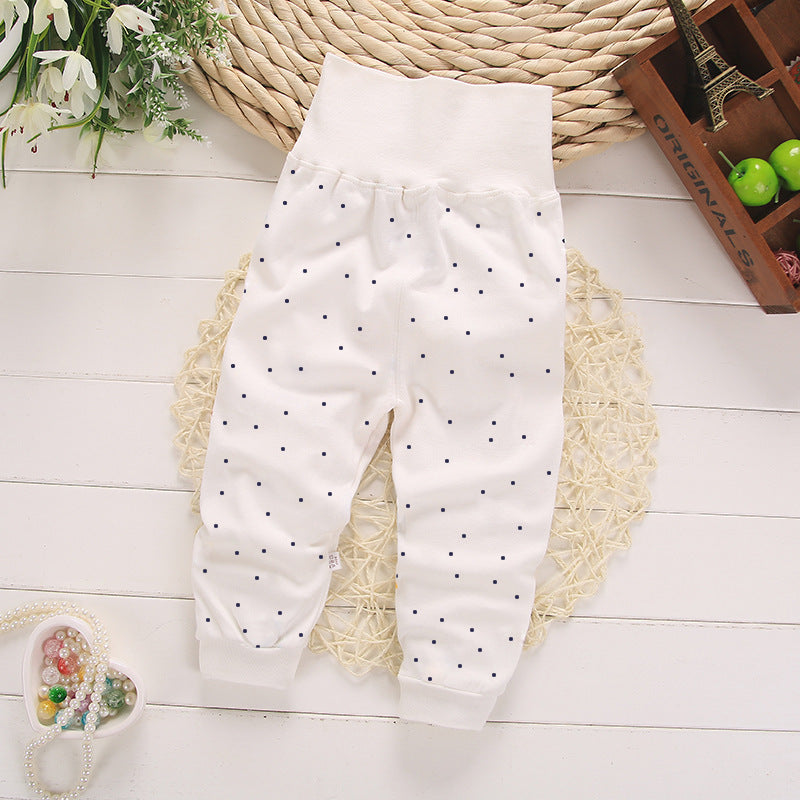 Newborn baby cotton pants White