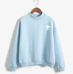 Alien Graphic Sweatshirt - Casual Pullover Hoodie