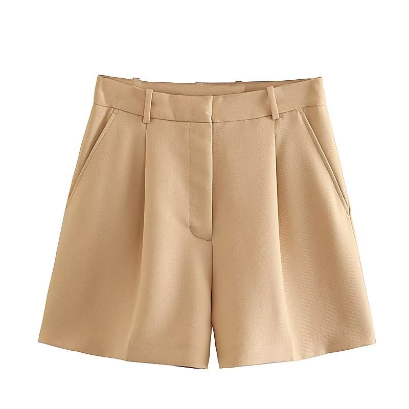 Women's Fashionable All-match High Waist Casual Suit Shorts