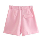 Women's Fashionable All-match High Waist Casual Suit Shorts