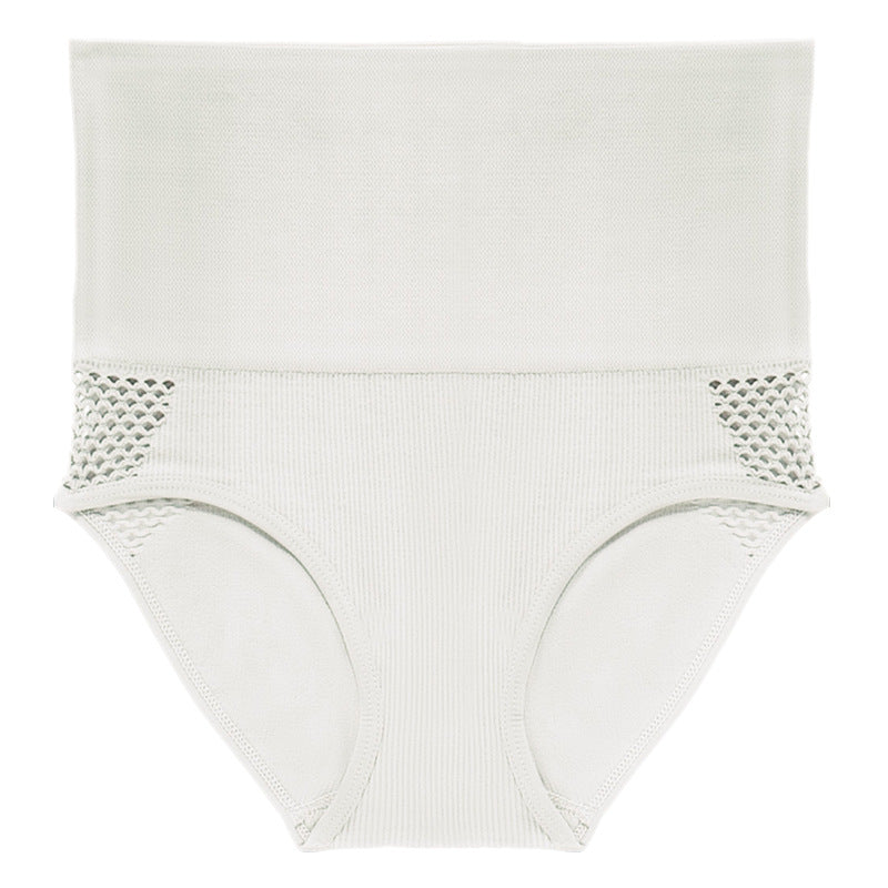 High-Waisted Tummy Control Shaping Underwear - Butt Lifting White
