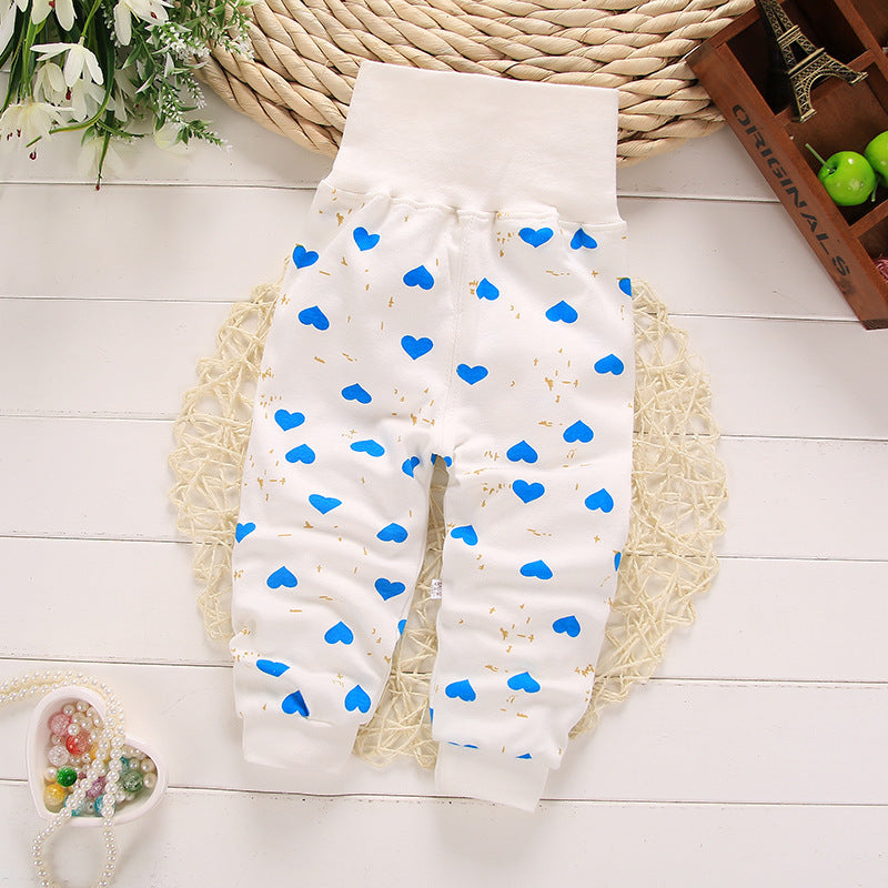 Newborn baby cotton pants Blue