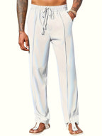 Men’s Straight-Fit Casual Pants – Corduroy, Anti-Wrinkle, Ankle Length