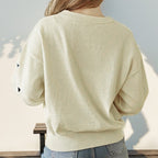 Women's Valentine's Day Heart Round Neck Sweater