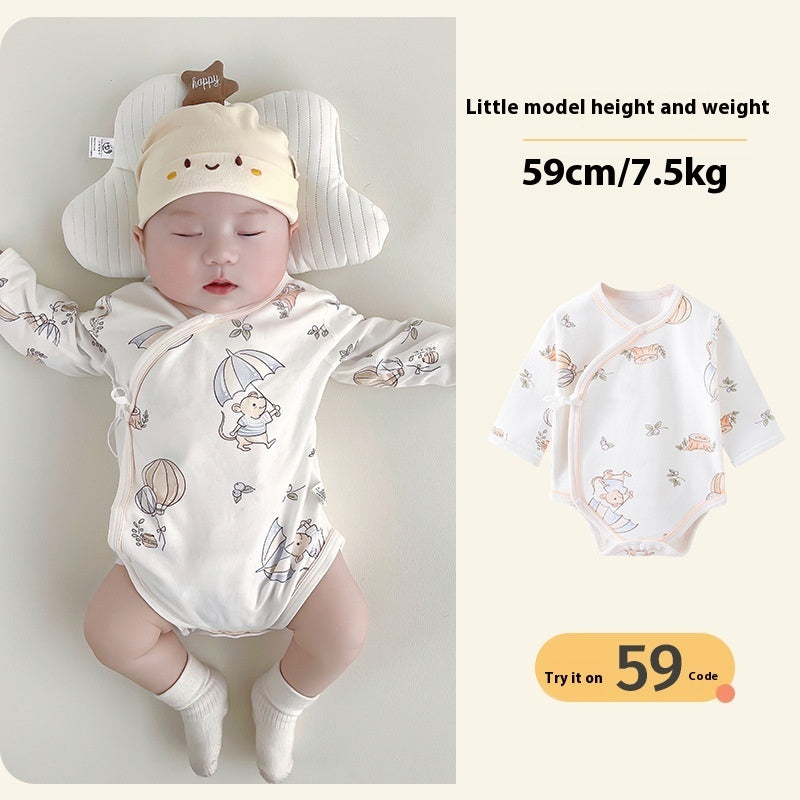 Baby Pure Cotton Romper - Class A Boneless Spring & Autumn
