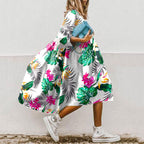Summer Loose High Waist Dress - Sweet Printed Style