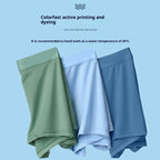 Men's Flat-cut Ice Silk Shorts