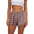 Women's Casual Plaid Shorts