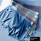Men's Flat-cut Ice Silk Shorts