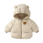 Winter Bread Coat Baby Winter Cotton-padded Jacket Apricot