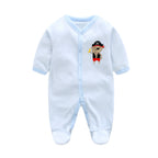 Spring & Autumn Infant Romper - Comfortable Baby Onesie Y Light Blue Pirates 12 Yards