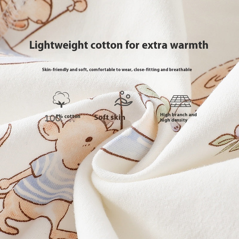 Baby Pure Cotton Romper - Class A Boneless Spring & Autumn