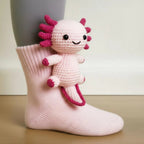 Plush Crochet Animal Cute Animal Socks Little Dragon Average Size