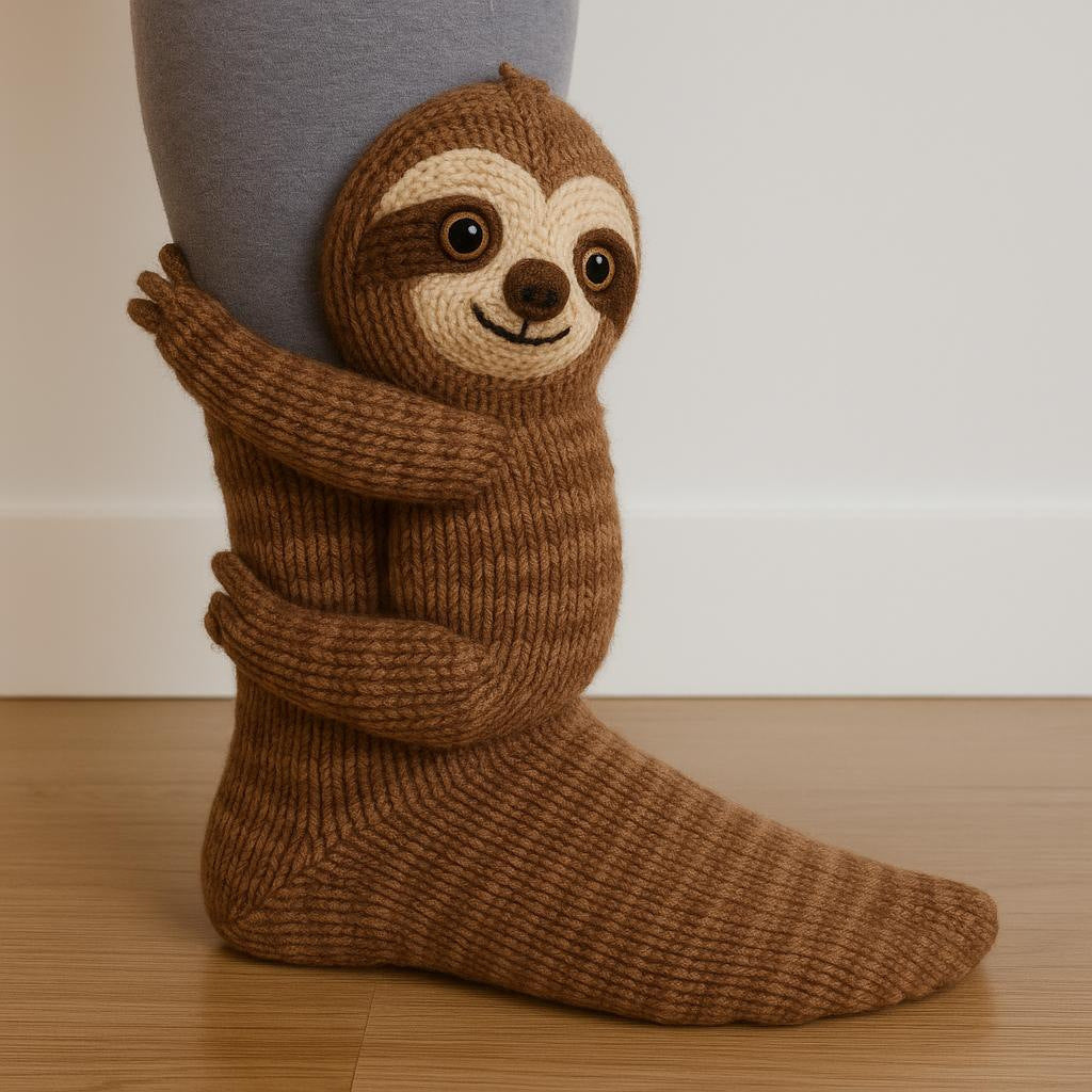 Plush Crochet Animal Cute Animal Socks Tree Lai Average Size